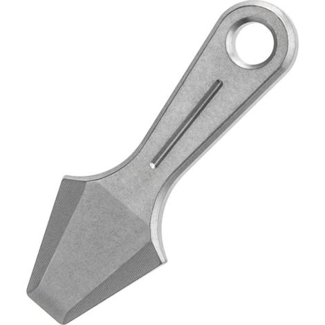 Mini Barre de Levier EDC, Petit Pied Biche 45mm Pry Bar de Poche en Titane avec Trou de Lanière pour Porte-clés, Transport Quotidien, Camping, Équitation, Entretien, Auto-sauvetage (1/5)
