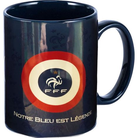 Tasse en céramique bleue FFF