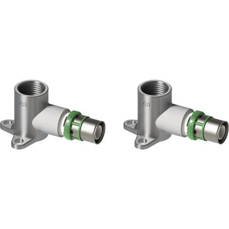 Comap – Applique murale femelle à sertir pour tubes multicouche 16x2 – Raccord en PPSU – Hauteur 40 mm – Pression 10 bar – 9473GW1612 (1/3)