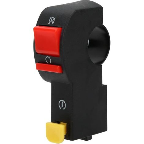 Motorcycle ATV Engine Stop Start/Kill Momentary Button Switch Handlebar Ignition On Off Starter Fit (1/5)