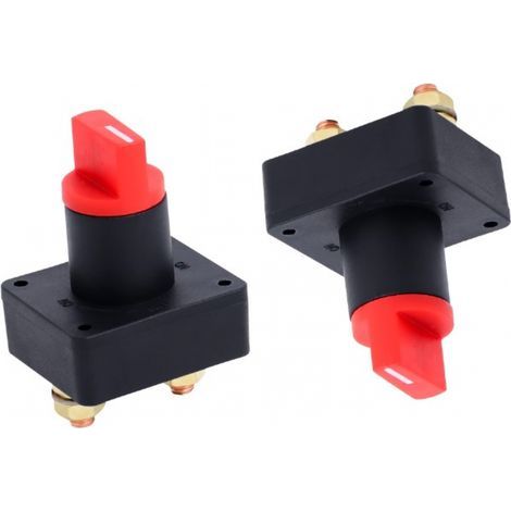 CCYKXA 2pcs 300A Battery Switch for Car Truck Boat Marine Rotary Isolator On/Off Disconnect Switch (1/5)