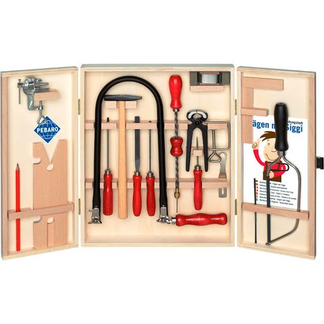 Coffret outils menuiserie enfant  Type 401S 19 Pièces . (1/3)