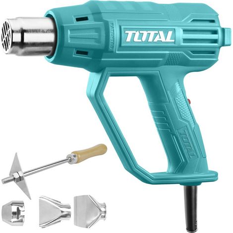 PISTOLA TERMICA SVERNICIATORE AD ARIA CALDA 2000W+ACCESSORI TOTAL