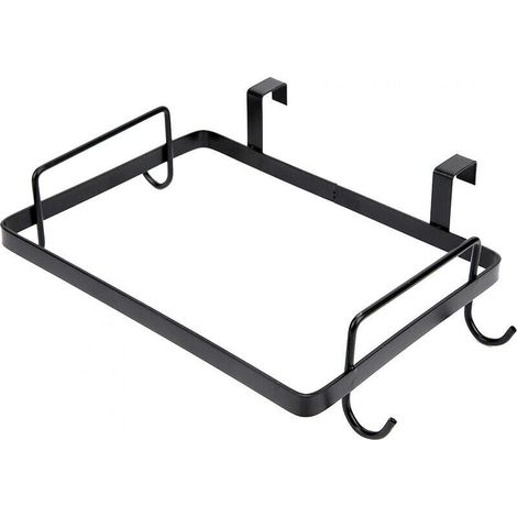 Bardusch-Porte-sacs poubelle, support de sac poubelle suspendu en plastique, porte-sacs poubelle, porte-sacs poubelle pour la cuisine (noir) (1/4)