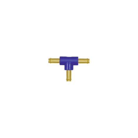 Riegler T-Schlauchverbindungsstutzen, für Schlauch LW 3 mm, Messing/POM (1/2)
