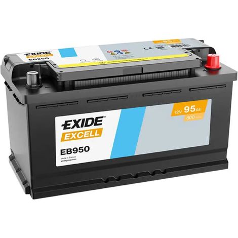 Exide EB950 Batería de Coche 95Ah 800A