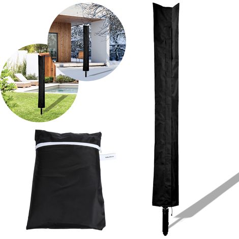SWANEW Coperchio di protezione per asciugatrice impermeabile 168x28cm, nero (1/5)