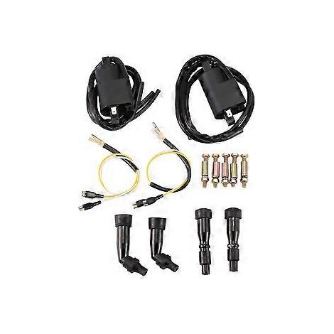 Ensemble de 2 bobines d'allumage et connecteurs de bougies pour GS550 GS650 GS750 850 1000 1100 KZ400 650 750 900 1000 33410-4501 (1/5)
