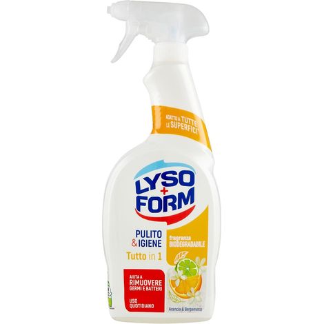 LYSOFORM SPRAY TUTTO IN 1700 ML PULITO E IGIENE TE VERDE ARANCIA (1/4)