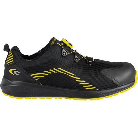 Scarpe antinfortunistiche Cofra Freestyle ESD S3S FO SR - 43 - Nero/Giallo