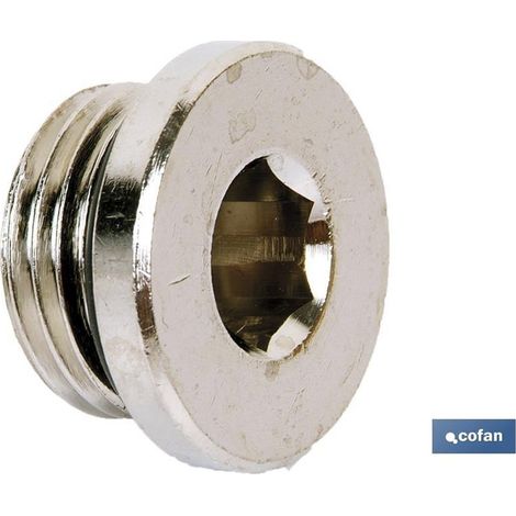 Bouchon Allen, filetage mâle, à fermeture conique, acier au carbone, 250 bar, -40/150 °C