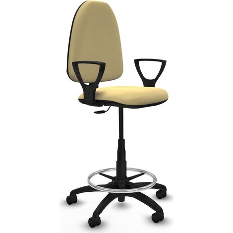 Silla de Oficina Piqueras y Crespo BFN01RN Crema Alta