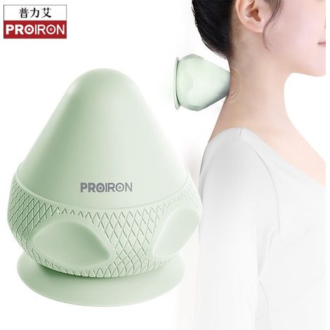 Balle de massage vibrante mains libres, balle chauffante pour points de pression, massage des tissus profonds pour les muscles du dos, soulagement des douleurs, massage de récupération-AquaForge