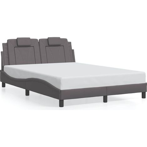 Maison Exclusive - Giroletto Viana senza Materasso Crema 140x190 cm in Similpelle (1/5)