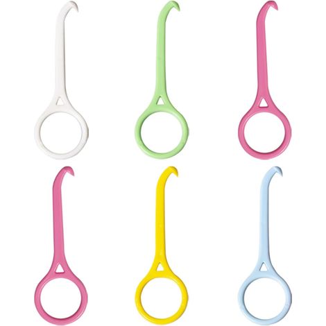 6 Pcs Outil de Suppression D'Aligner, Aligner Removal Tool, de retrait d'alignement pour Bretelles Invisibles, de Dent Invisible pour les Soins Bucco-dentaires (Colorful) (1/5)