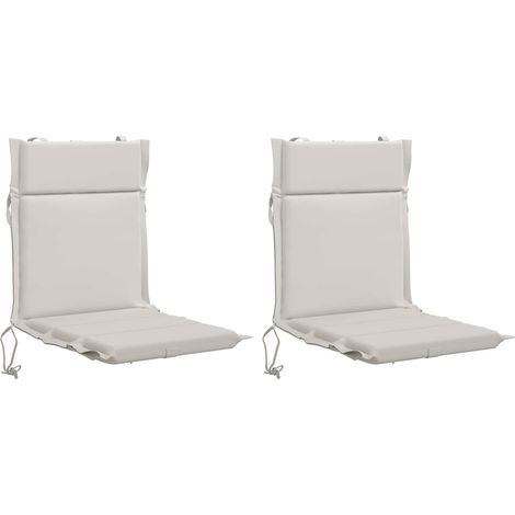 Cojín de Silla de Respaldo Bajo GEMERT 2 uds. 100% Poliéster vidaXL (1/5)