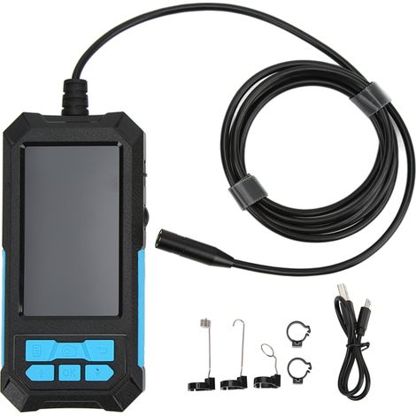 Endoscope industriel 4,5 pouces écran IPS 5MP mise au point automatique caméra IP68 étanche inspection tuyaux égouts drainage (1/5)