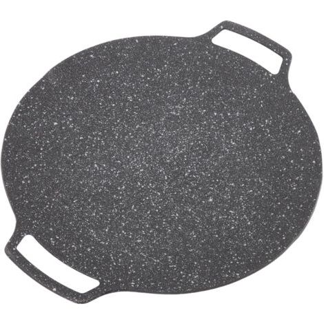 Grille de Barbecue Ronde Coréenne, Plaques de Cuisson, Ustensiles de Cuisine, Poêle à Griller pour Cuisinière, Poêle à Frire Circulaire, Plaque de Barbecue Coréenne, Ustensiles de (Type de gaz 30cm) (1/5)