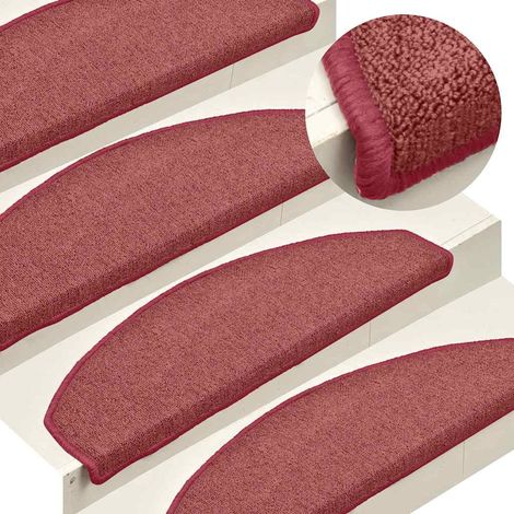 vidaXL Tappetini per scale 15 pz 65 x 24 x 4 cm Non-Slip