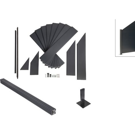 Schrägelement-Set zu Steckzaun L: 90 cm H: 120 bis180 cm