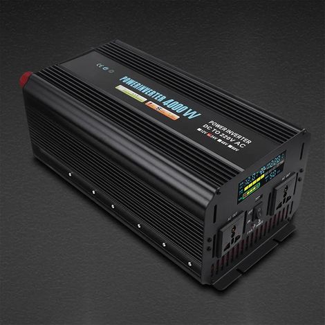 Convertisseur 2000W DC 12V vers AC 220V - Prise USB écran LED - Transformateur voiture (1/5)