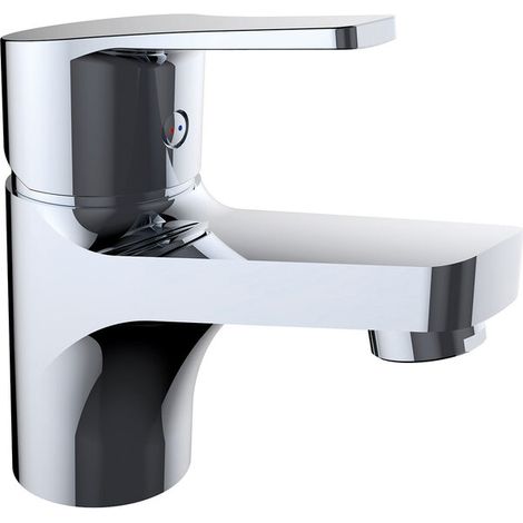 Mitigeur pour lavabo Go avec vidage synthétique - 65 mm - Chromé - STANDARD HIDRAULICA - 61748 (1/2)