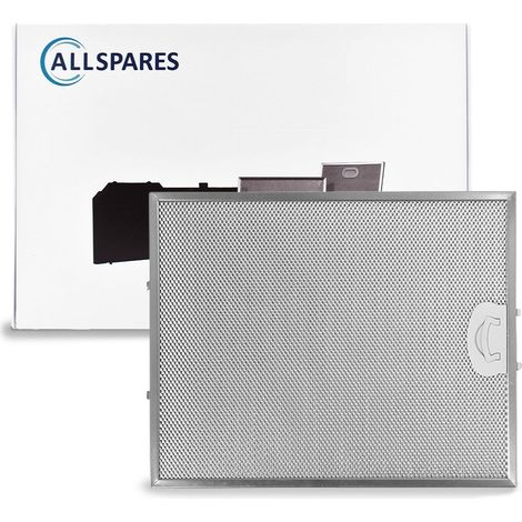 Filtro metallico AllSpares per cappe aspiranti compatibili con ATAG ed ETNA 288196 (352x284mm)