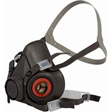 3M 6300L Respiratore a semimaschera senza filtro Dimensione: L EN 140 DIN 140