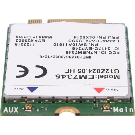 Module de carte WWAN 4G LTE EM7345 04X6014 pour Thinkpad X250 X1C W550 T450 X240 T440 (1/5)