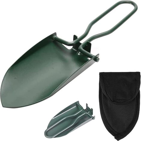 1 Pièces Petite Truelle de Jardinage Pliante, Pelle à Terre Pliante pour le Jardin, Truelle de Fleurs en Acier, Pelles pour Creuser, Truelle de Fleurs en Acier, pour Randonnée Marche Jardinage (1/5)