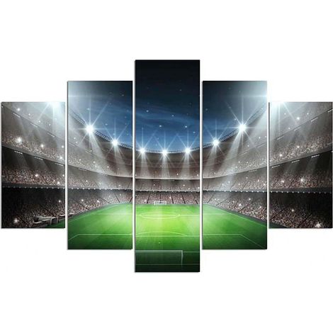 Tableau un stade de football à l'honneur - 200 x 100 cm (1/3)