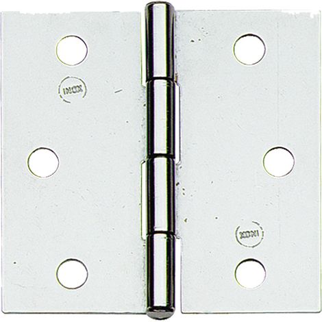 Cerniera in acciaio inox art.121in - Specifiche: mm 40 x 40 - 24 pz