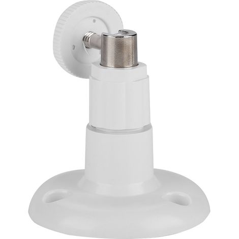 Support de fixation pivotant pour caméra de sécurité, montage ajustable pour mini-caméras, couleur blanche (1/5)