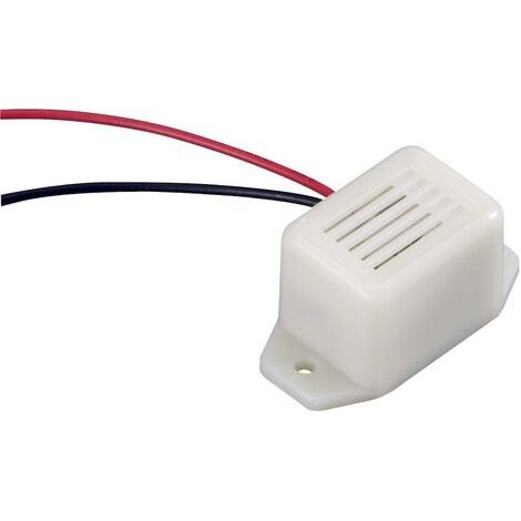EMS-06L Buzzer miniature Bruit généré: 80 dB Tension: 12 V son continu 1 pc(s) D39606 (1/2)