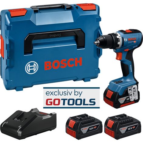 Trapano avvitatore a batteria Bosch GSR 18V-65 3x 4,0 Ah e caricabatterie in L-BOXX 136 (1/5)