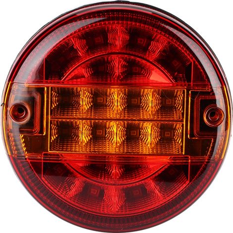 Round 5-inch LED taillight for trailers, trucks, buses, special vehicles, universally compatible brake lights (1/5)