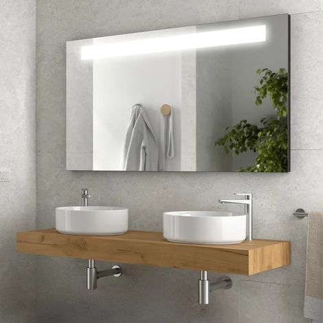 Mensolone portalavabo da 120 cm in legno MDF rovere africa Sumo (1/3)