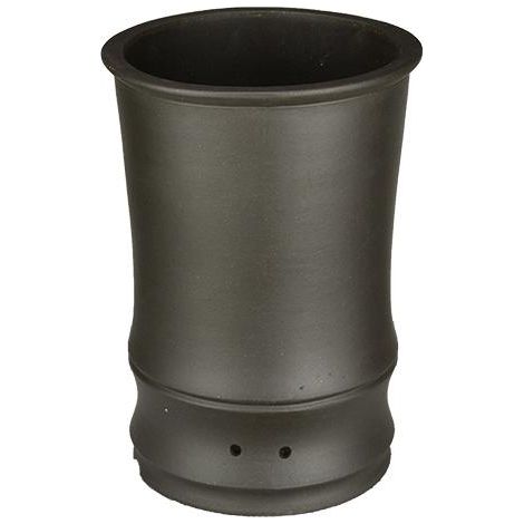 Vaso per bonsai rotondo (stile a cascata) in gres 14x14x22 cm - 2884