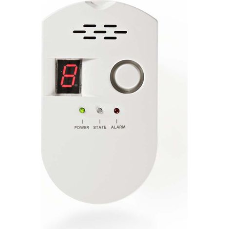 Rilevatore di gas Nedis DTCTG10CWT EN50194 GPL/gas naturale/raffreddamento a pietra (1/5)