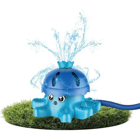 60213 Arroseur d'eau Poulpe - pour Enfants à partir de 3 Ans - avec raccord de Tuyau d'arrosage - Bleu - 15,5 x 14 x 11 cm (1/5)
