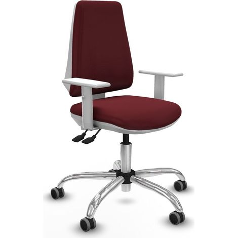 Sedia da Ufficio Piqueras y Crespo B5B056G Rosso Granato (1/5)