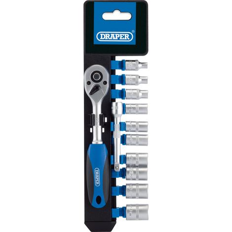 Draper 1/4" Sq. Dr. Metric Socket Set (12 Piece) (16369)
