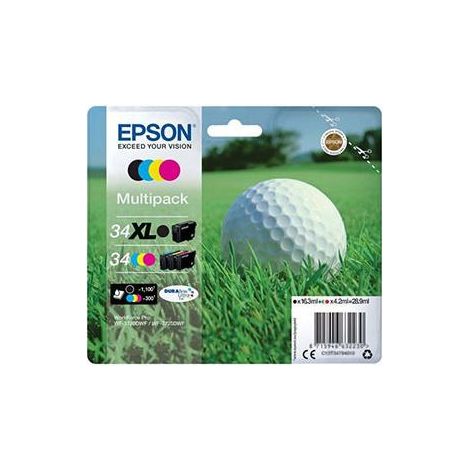 Epson Golf ball T3479 cartuccia d'inchiostro 1 pz Originale Nero, Ciano, Magenta, Giallo (1/2)