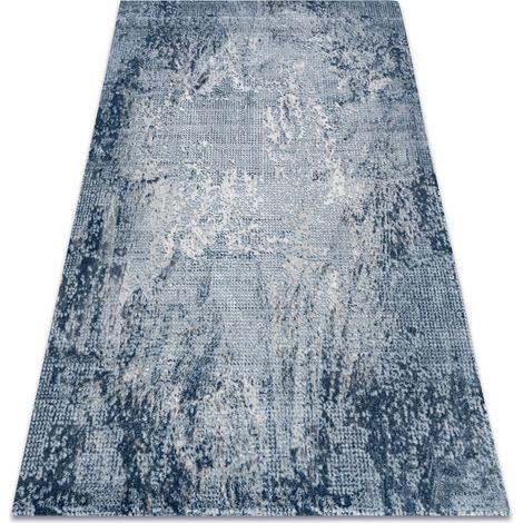 Alfombra UNION 3374 Diamantes, cadena crema / gris Franjas Bereber Marroquí Shaggy white 140x190 cm (1/5)