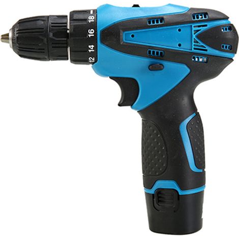 EASYCOMFORT Perceuse à main bleue 12V ménage multifonctionnel rechargeable tournevis électrique perceuse à pistolet perceuse au lithium (1/5)