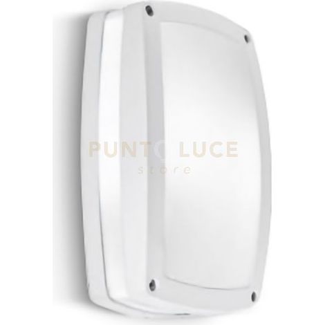 GES303- PLAFONIERA 29CM PER ESTERNO IP54 2 LUCI ATTACCO E27 COLORE BIANCO