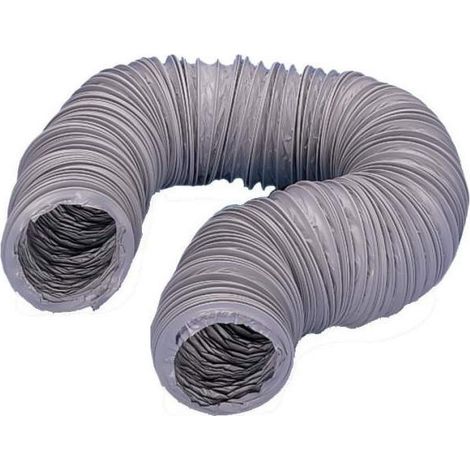 Guaina flessibile in pvc grigio, diametro 80 mm, lunghezza 6 metri