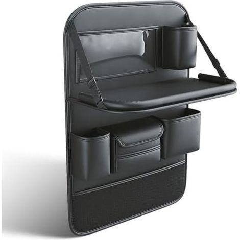 Organiseur de siège arrière pour Renault Espace 2015-2023 2024 2025, organisateur de banquette arrière avec table pliante (1/5)