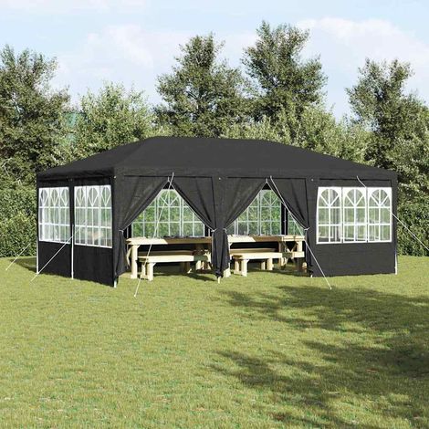 Party-Zelt Anthrazit 600 x 400 x 266 cm Polyethylen