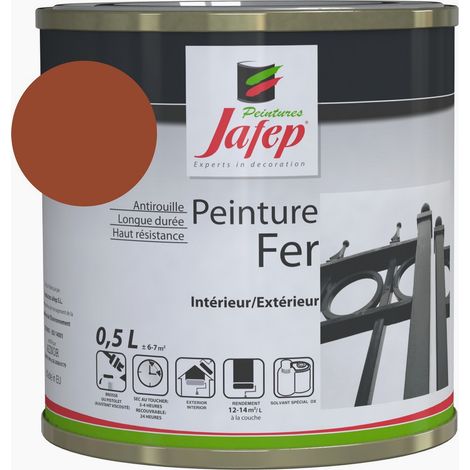 Peinture fer antirouille rouge 0,5L 500 ml 500 ml